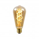ST64 Fil. Bulb-Amber-LED Dimm.-1xE27-4,9W-2200K thumbnail