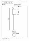 MAGIC Floor lamp-Black-Ø24-1xE27-40W-Metal thumbnail