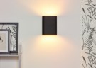 OVALIS Wall light-Black-2xE14-9W-Metal thumbnail