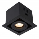 CHIMNEY Recessed spo.-Black-1xGU10-50W-Alumin. thumbnail