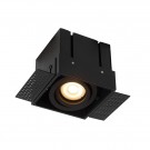 TRIMLESS Recessed spo.-Black-1xGU10-50W-Alumin. thumbnail