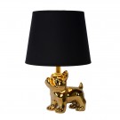 SIR WIN. Table lamp-Gold-1xE14-25W-Porcel. thumbnail