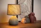RAMZI Table lamp-Grey-Ø18-1xE14-40W-Cerami. thumbnail