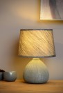 RAMZI Table lamp-Grey-Ø18-1xE14-40W-Cerami. thumbnail