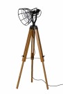JOSHUA Floor lamp-Black-1xE27-60W-Wood thumbnail