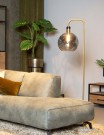 JULIUS Floor lamp-Smoke .-Ø28-1xE27-25W-Glass thumbnail