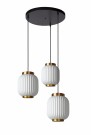 GOSSE Pendant light-White-3xE27-40W-Porcel. thumbnail