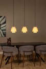 TRIBUTE Pendant light-Cream-3xE27-40W-Fabric thumbnail