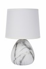 MARMO Table lamp-White-Ø16-1xE14-40W-Cerami. thumbnail