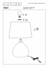 RAMZI Table lamp-Cream-Ø18-1xE14-40W-Cerami. thumbnail