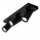 TAYLOR Ceiling spot. Bathr.-Black-LED DTW-3xGU10 thumbnail