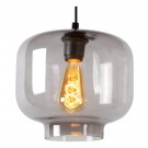MEDINE Pendant light-Smoke .-Ø25-1xE27-40W-Glass thumbnail