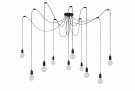 FIX Pendant light-Black-10xE27-60W-Silico. thumbnail
