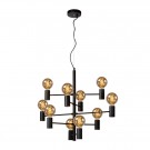 LEANNE Pendant light-Black-Ø65-10xE27-40W-Metal thumbnail