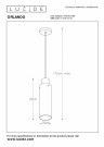 ORLANDO Pendant light-Smoke .-Ø10-1xE27-40W-Glass thumbnail