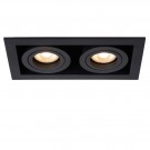 CHIMNEY Recessed spo.-Black-2xGU10-50W-Alumin. thumbnail