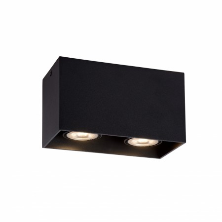 BODI Ceiling spot.-Black-2xGU10-50W-Alumin.