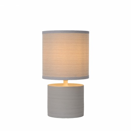 GREASBY Table lamp-Grey-Ø14-1xE14-40W-Cerami.