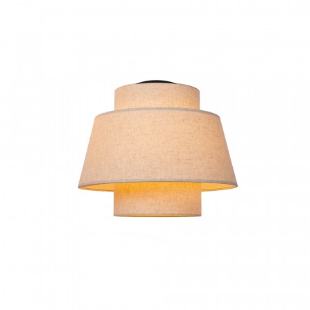 TRIBUTE Flush ceilin.-Cream-Ø40-1xE27-40W-Fabric