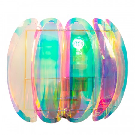 GLINSTAR Wall light-Multic.-1xE27-40W-Pvc