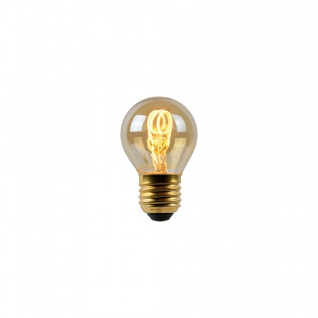 G45 Fil. Bulb-Amber-LED Dimm.-1xE27-3W-2200K