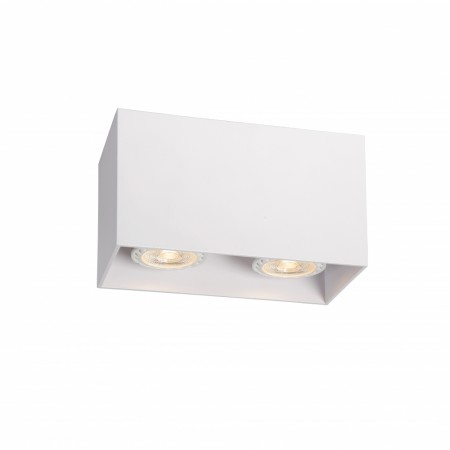 BODI Ceiling spot.-White-2xGU10-50W-Alumin.