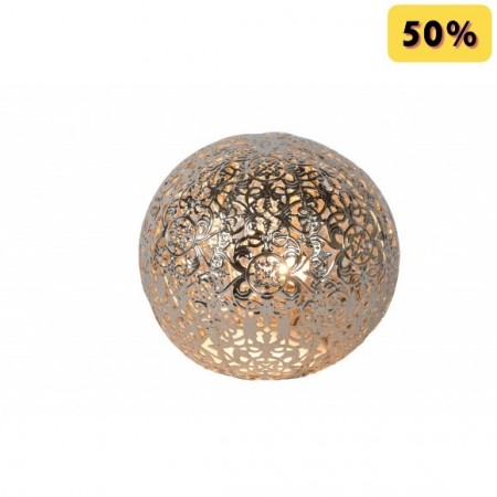 PAOLO Table lamp-Silver-Ø14,5-1xG9-28W-Metal