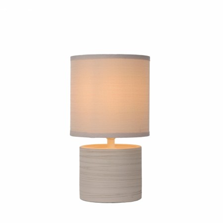 GREASBY Table lamp-Cream-Ø14-1xE14-40W-Cerami.