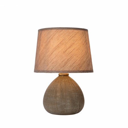 RAMZI Table lamp-Brown-Ø18-1xE14-40W-Cerami.
