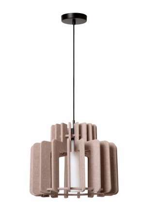 ROLLO Pendant light-Taupe-1xE27-40W-Felt