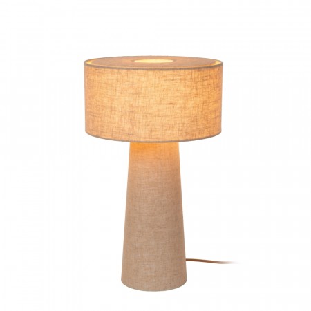 LEEROY Table lamp-Taupe-Ø30-1xE27-240W-Linen