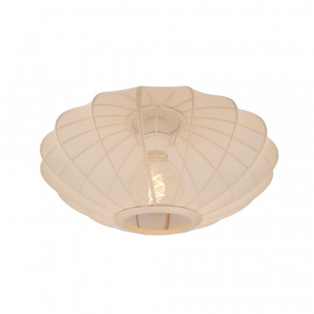 CORINA Flush ceilin.-Cream-Ø40-1xE27-40W-Polyes.