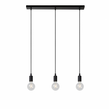 FIX Pendant light-Black-3xE27-60W-Silico.