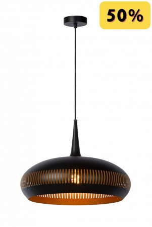 RAYCO Pendant light-Black-Ø45-1xE27-40W-Steel