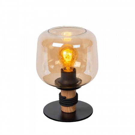 ILONA Table lamp-Amber-Ø18-1xE27-40W-Glass