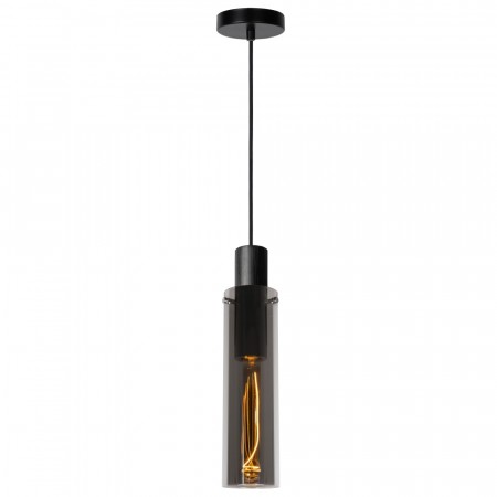 ORLANDO Pendant light-Smoke .-Ø10-1xE27-40W-Glass