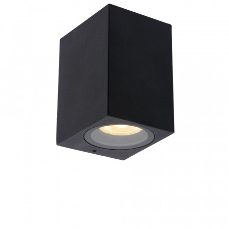 ZARO Wall spotlig. Outd.-Black-1xGU10-35W-IP44
