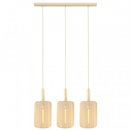 CORINA Pendant light-Cream-3xE27-40W-Polyes.