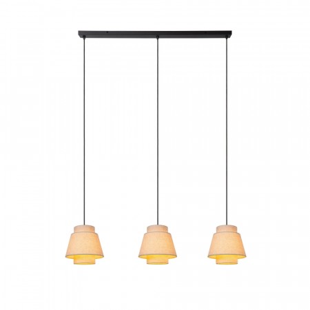 TRIBUTE Pendant light-Cream-3xE27-40W-Fabric