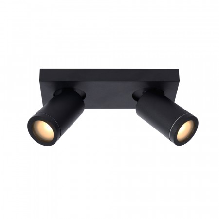TAYLOR Ceiling spot. Bathr.-Black-LED DTW-2xGU10