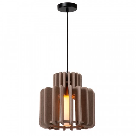 ROLLO Pendant light-Taupe-1xE27-40W-Felt