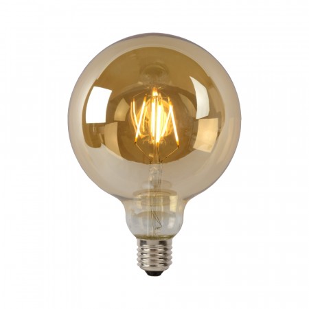 G125 Fil. Bulb-Amber-LED Dimm.-1xE27-8W-2700K