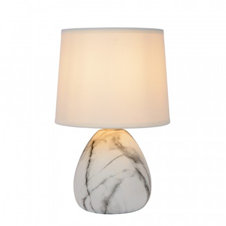 MARMO Table lamp-White-Ø16-1xE14-40W-Cerami.