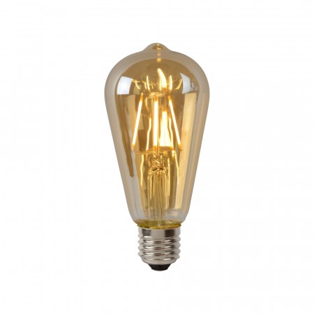 ST64 Fil. Bulb-Amber-LED Dimm.-1xE27-5W-2700K