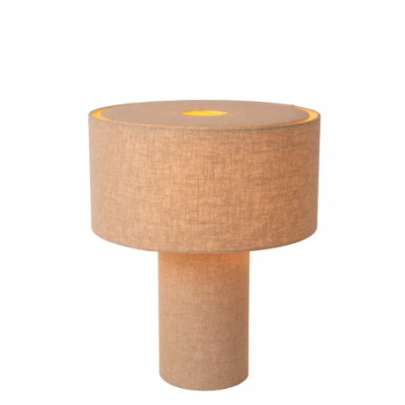 LEEROY Table lamp-Taupe-1xE27-240W-Linen